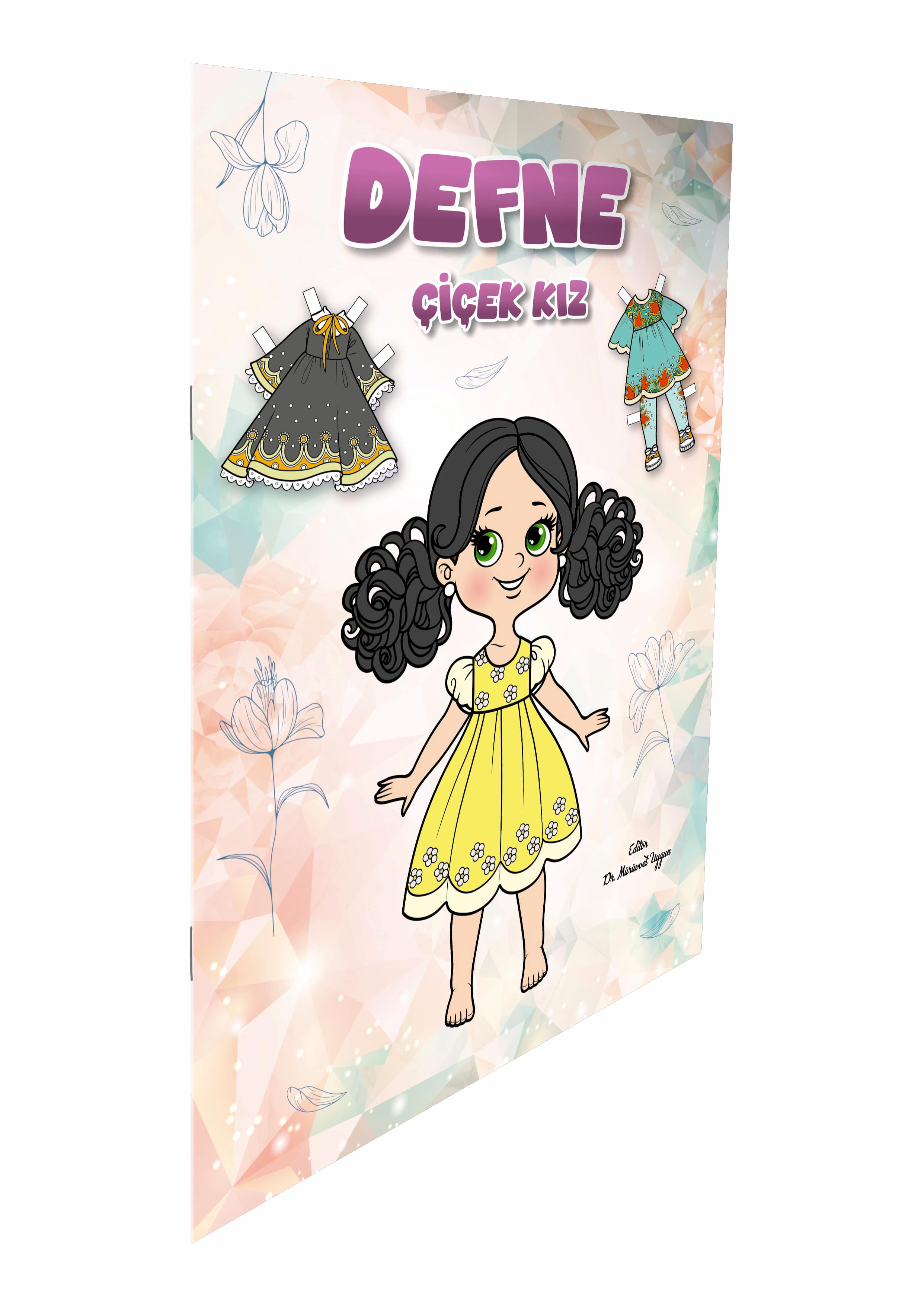 Kıyafet Giydirme Kitabı 'DEFNE ÇİÇEK KIZ'