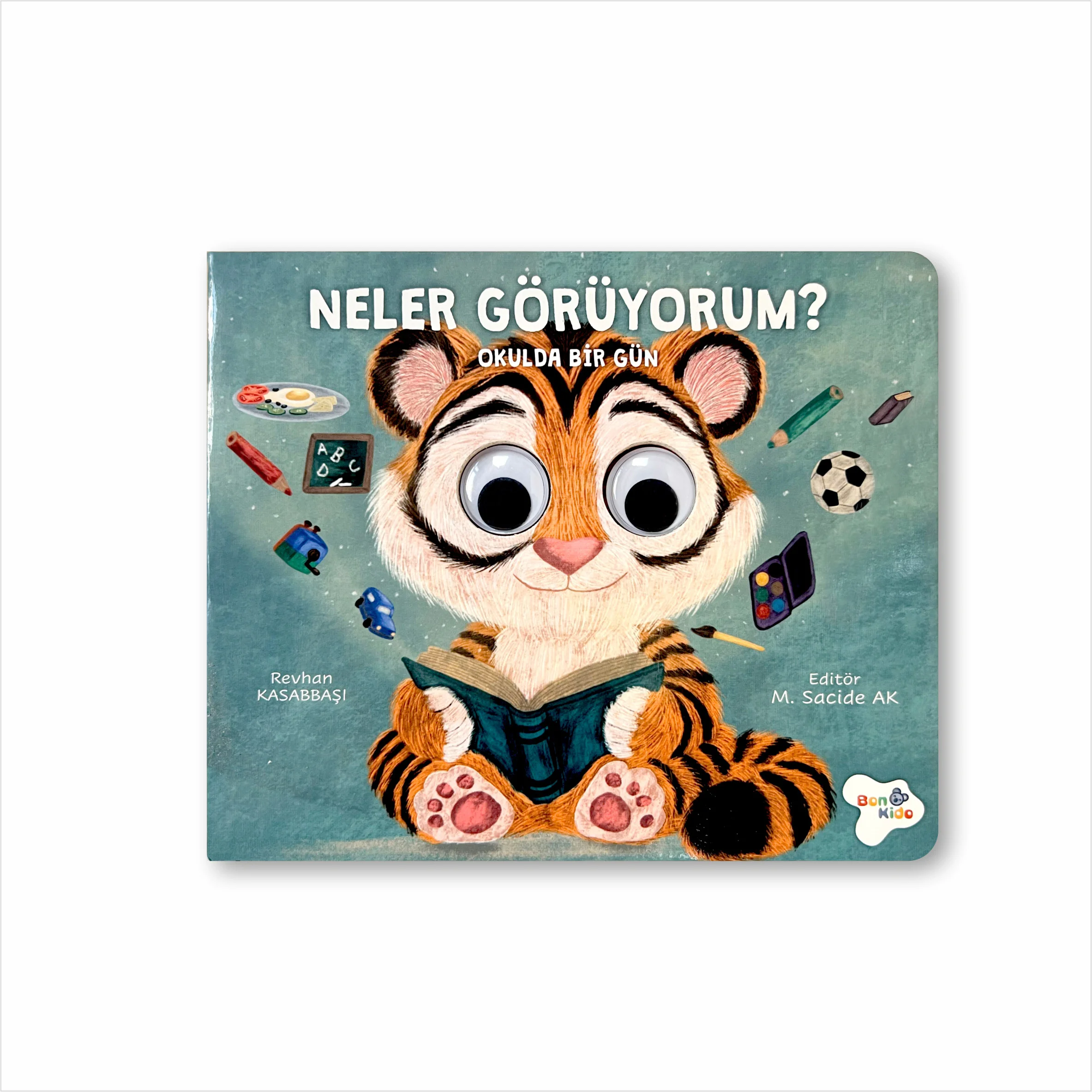 Hareketli Gözlü Kitap - Okulda Bir Gün