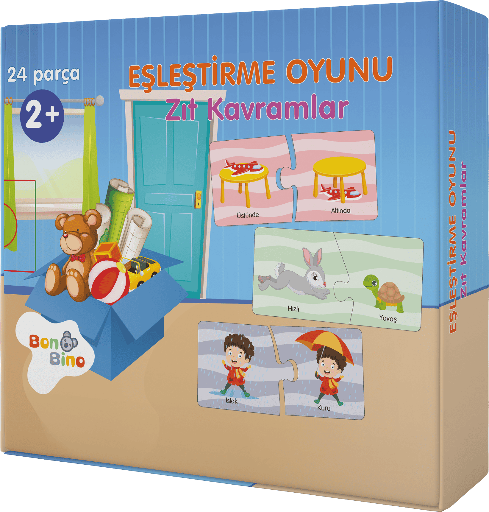 Eşleştirme Oyunu Zıt Kavramlar 24 Parça